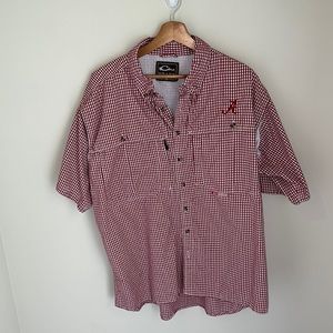 Drake 1/4 button down fishing shirt
